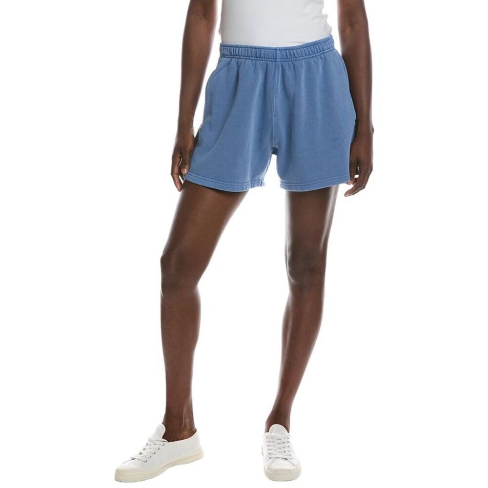 Vintage Havana Womens Heavyweight Garment Dye Short, Blue